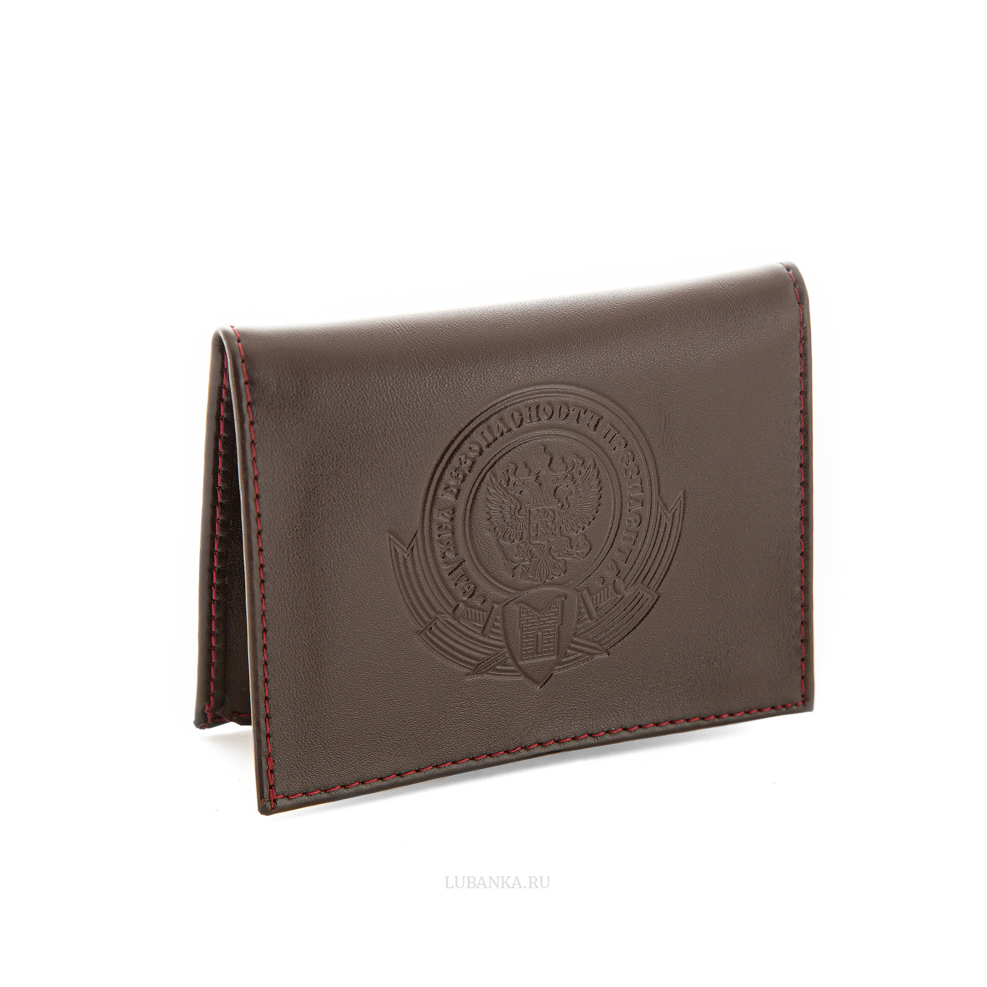 Обложка для удостоверения СБП бордовая