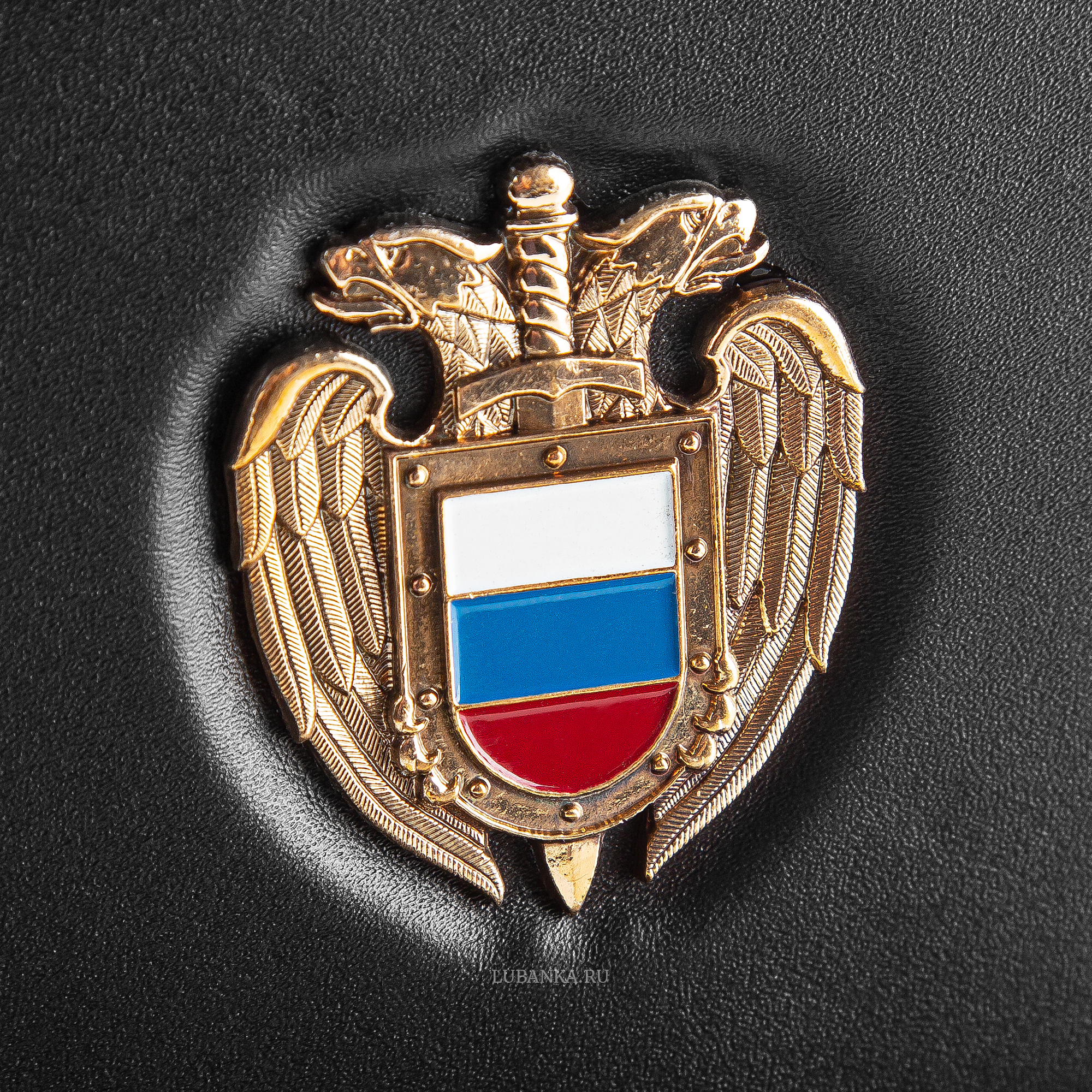 Обложка для автодокументов и удостоверения ФСО с жетоном черная