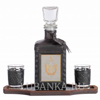 Набор для водки «ФСБ» чёрный