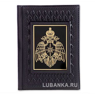 Обложка для паспорта «МЧС», чёрная