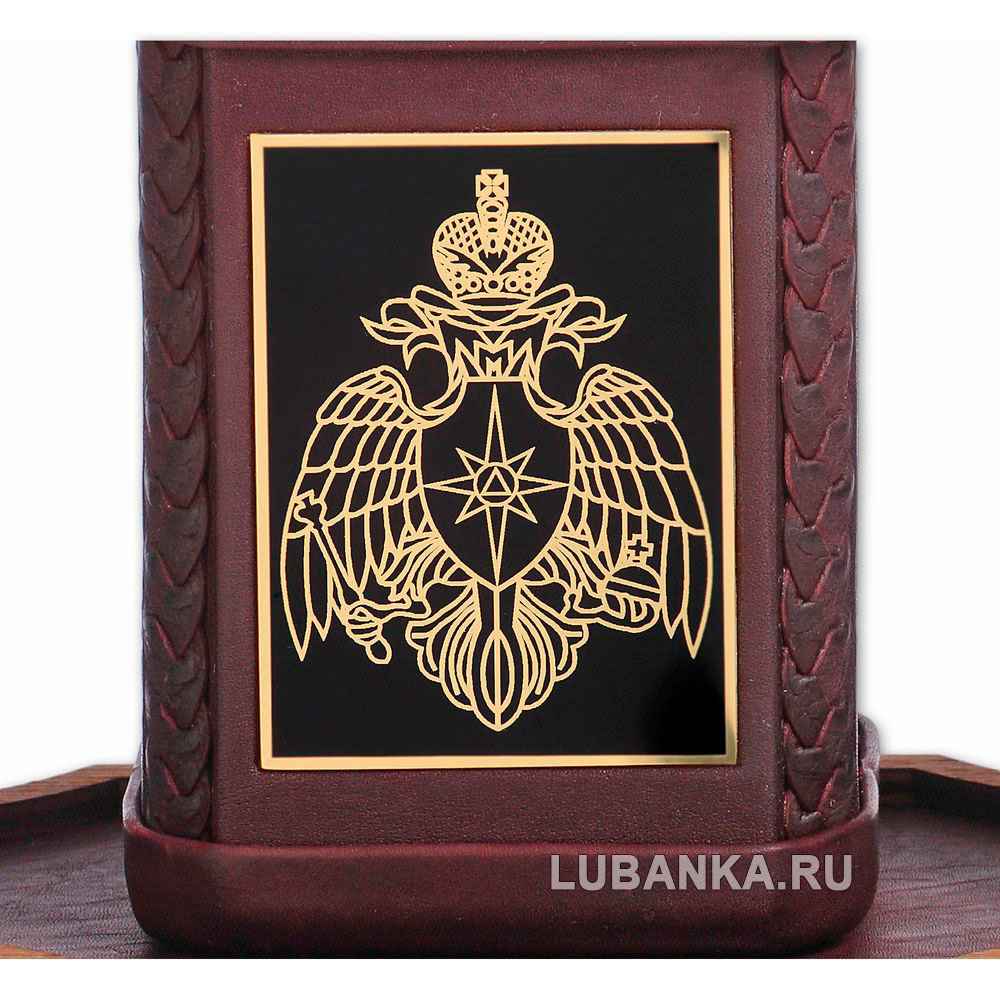 Набор для водки «МЧС» бордовый