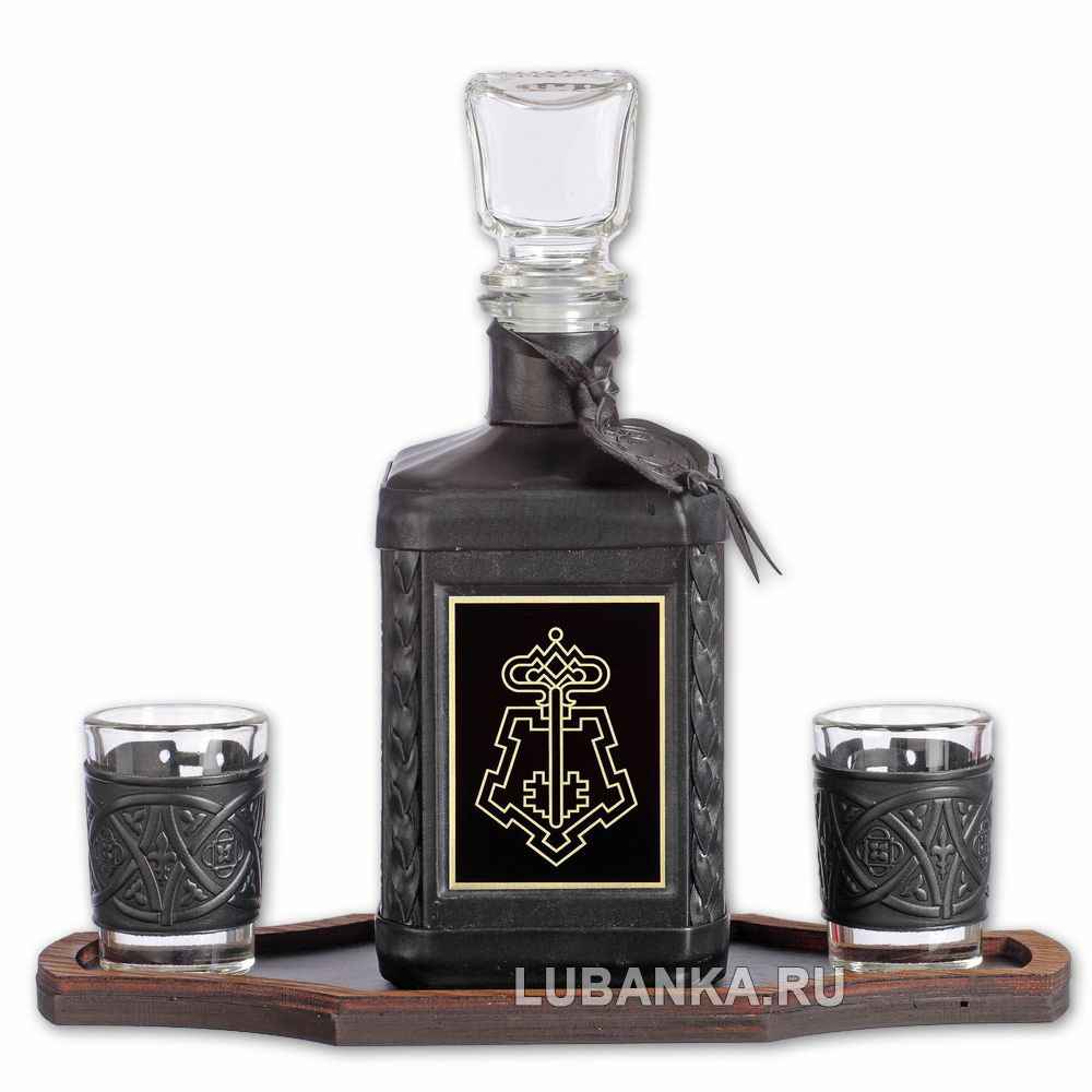 Набор для водки «Вневедомственная охрана» чёрный