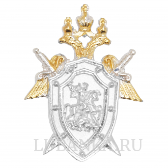 Значок СКР серебро