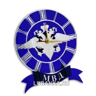 Часы настольные «МВД»
