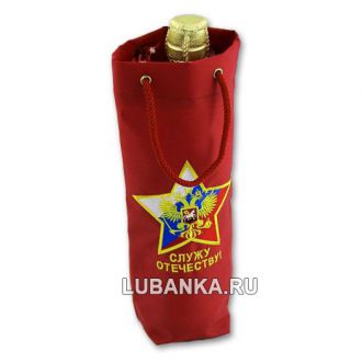 Сумка с вышивкой «Служу Отечеству», малая
